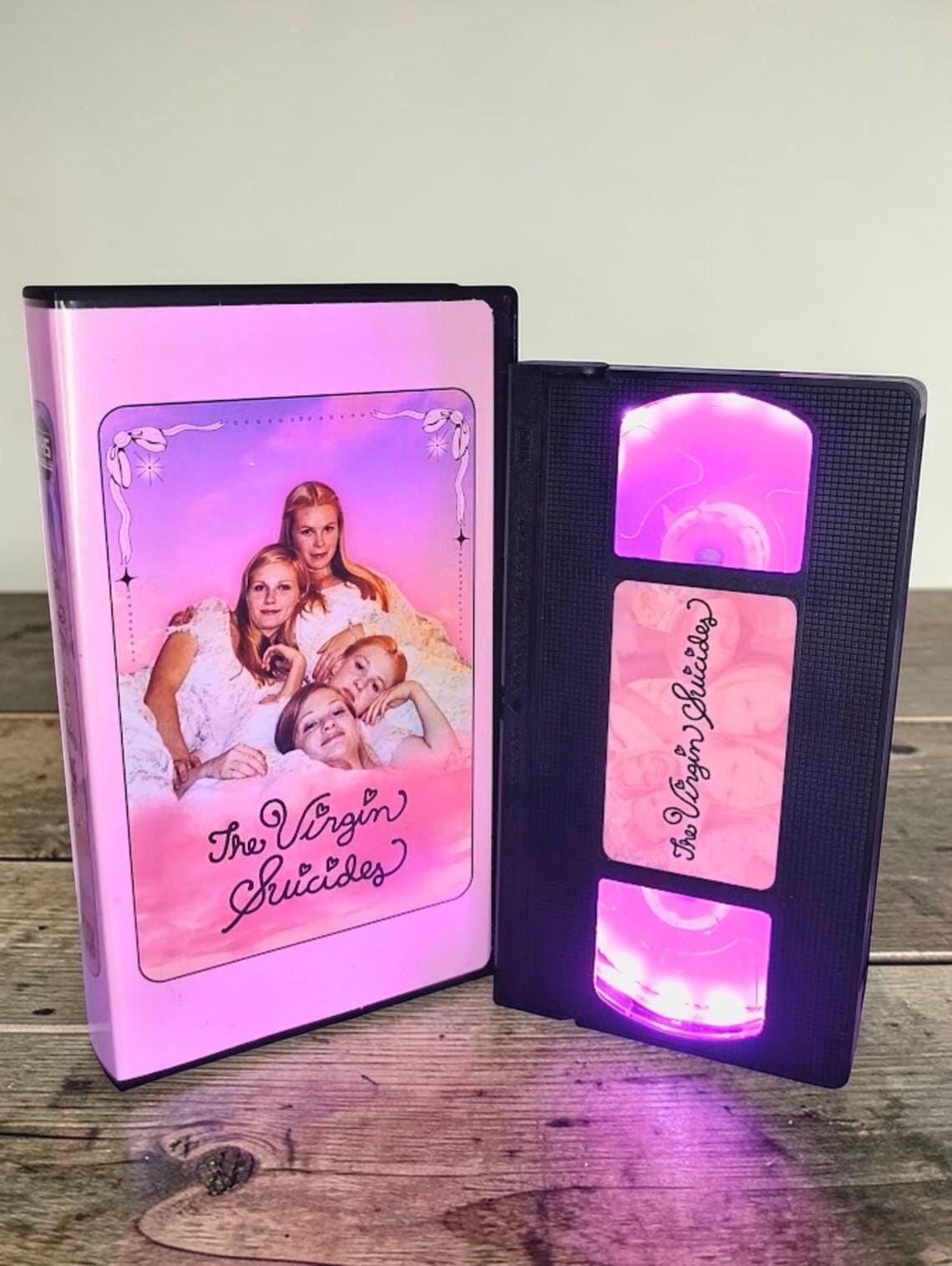 The Virgin Suicides VHS Lamp - Sofia Coppola Movie Inspired