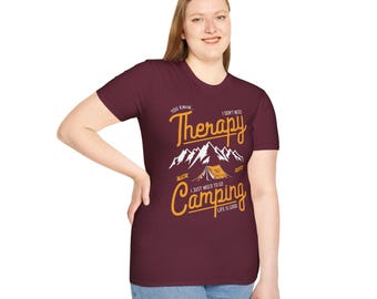 Therapy Camping T-Shirt: Stay Wild Nature Lover Tee