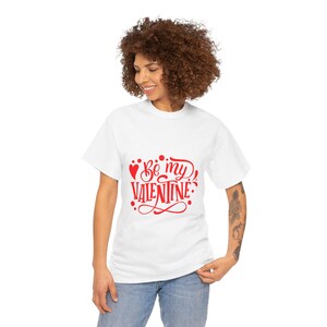 Be My Valentine Shirt: Love Heart Graphic Tee