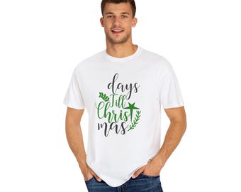 Christmas Graphic T-Shirt: Unisex Garment-Dyed Soft Cotton Tee