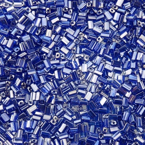 5x3.5 mm Transparent Dunkelblau Luster Tschechische Glas Baby Kissen Perlen 15 Gramm (PB48) SE