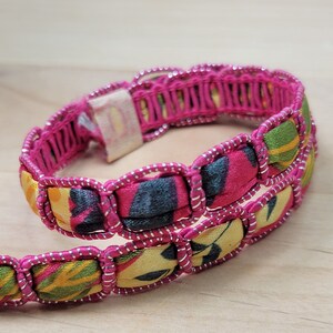 12x4mm Tropicana Polyester Woven Cloth Jewelry Cord - Sold by the Foot (12X4CORD3)
