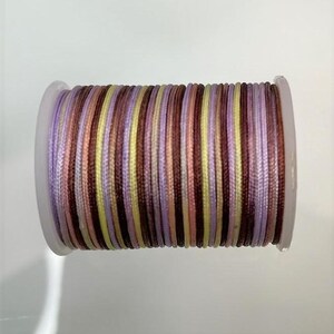 0.70mm Dyed Polyester Braided Jewelry Cord - 7 Yard Spool (CORD12)