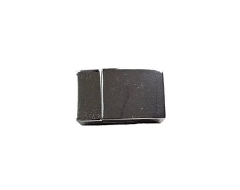 Cierre magnético rectangular de acero inoxidable de 20x12x5 mm con extremos pegados (CLP05)