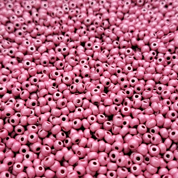  Fuchsia Series Glass Seed Beads, 4mm Glass Seed Bead