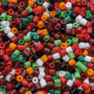 Perline di vetro ceco miste di colore opaco da 5 mm, 20 grammi (TT11)