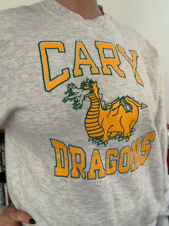 Vintage 90s Cary Illinois Dragons Jr high school … - image 6
