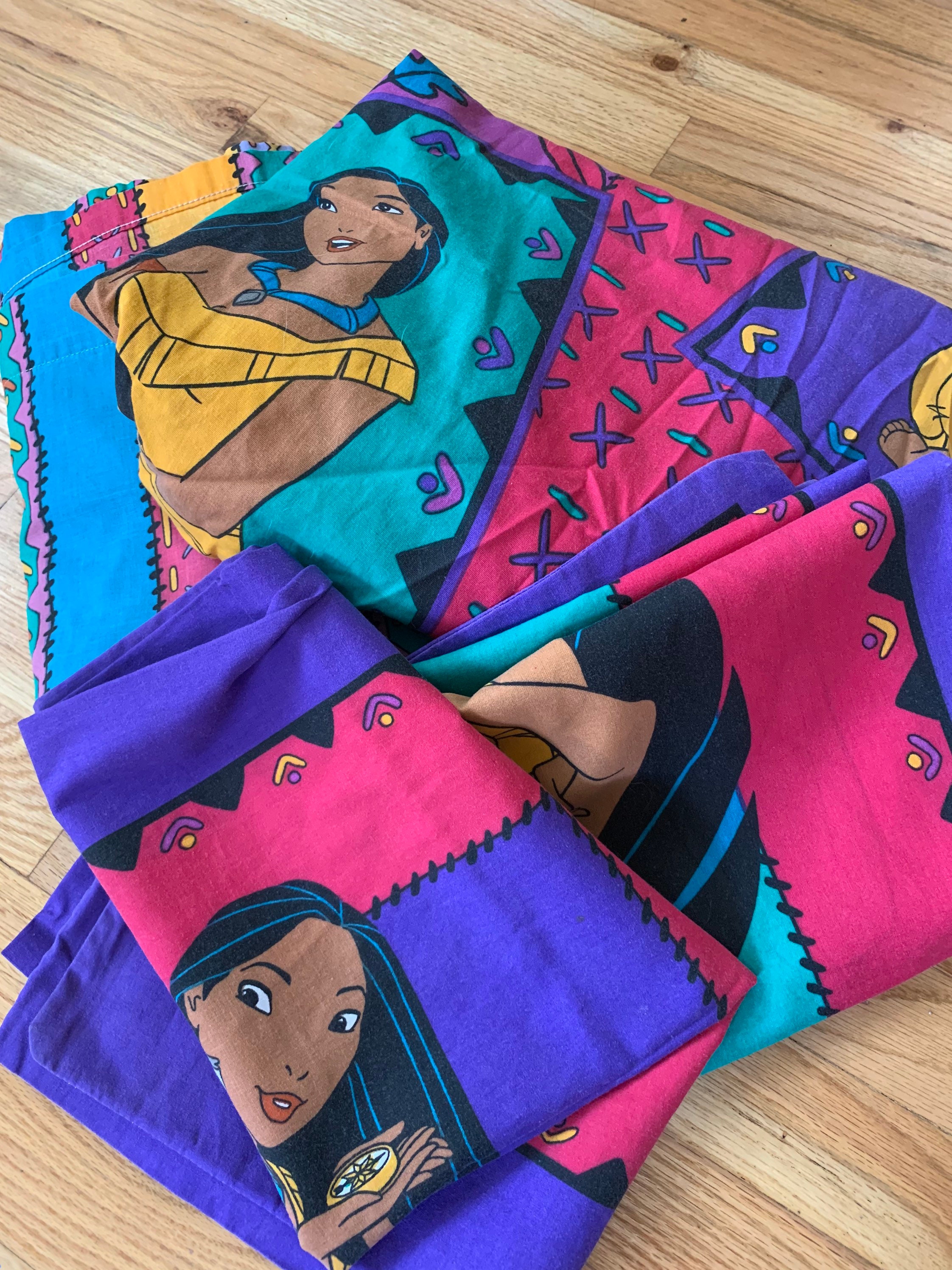 Vintage 90s Disney Pocahontas 4 Piece 
