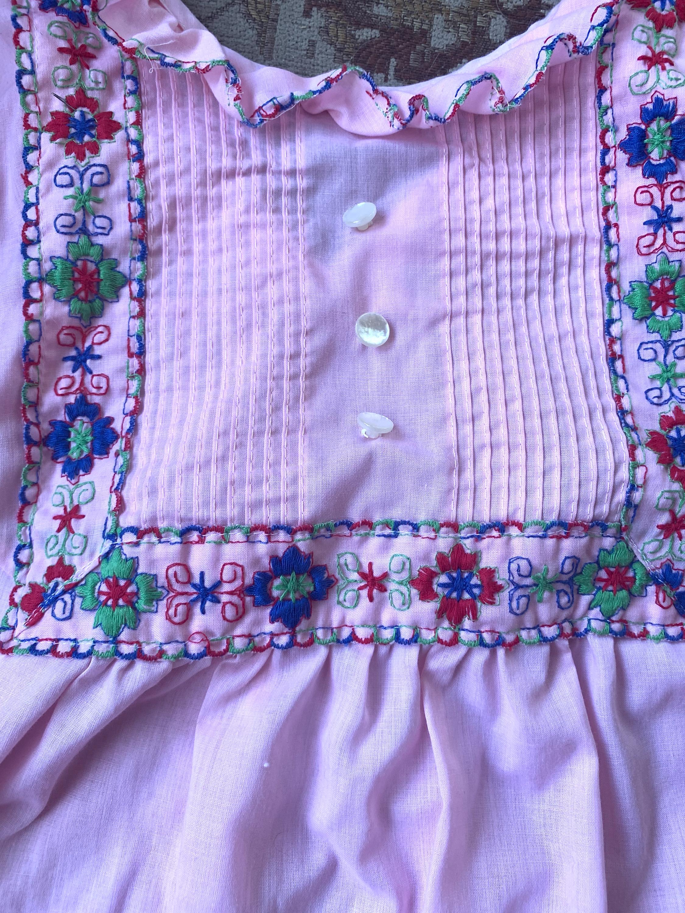 Embroidered Nighty - Etsy
