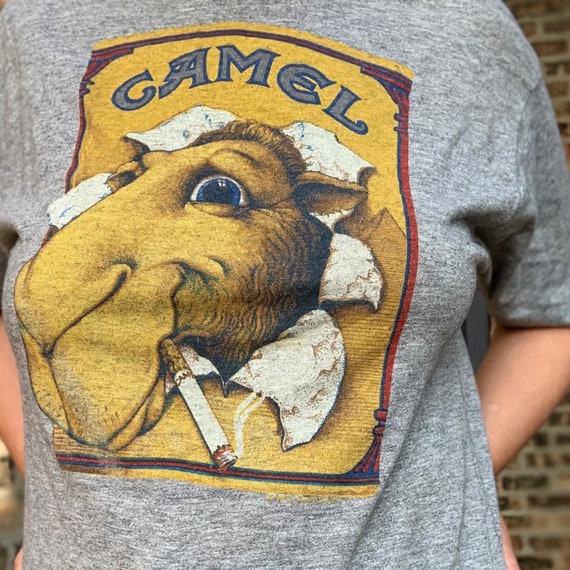 Vintage Joe Camel cigarette rare rayon blend tee - image 7