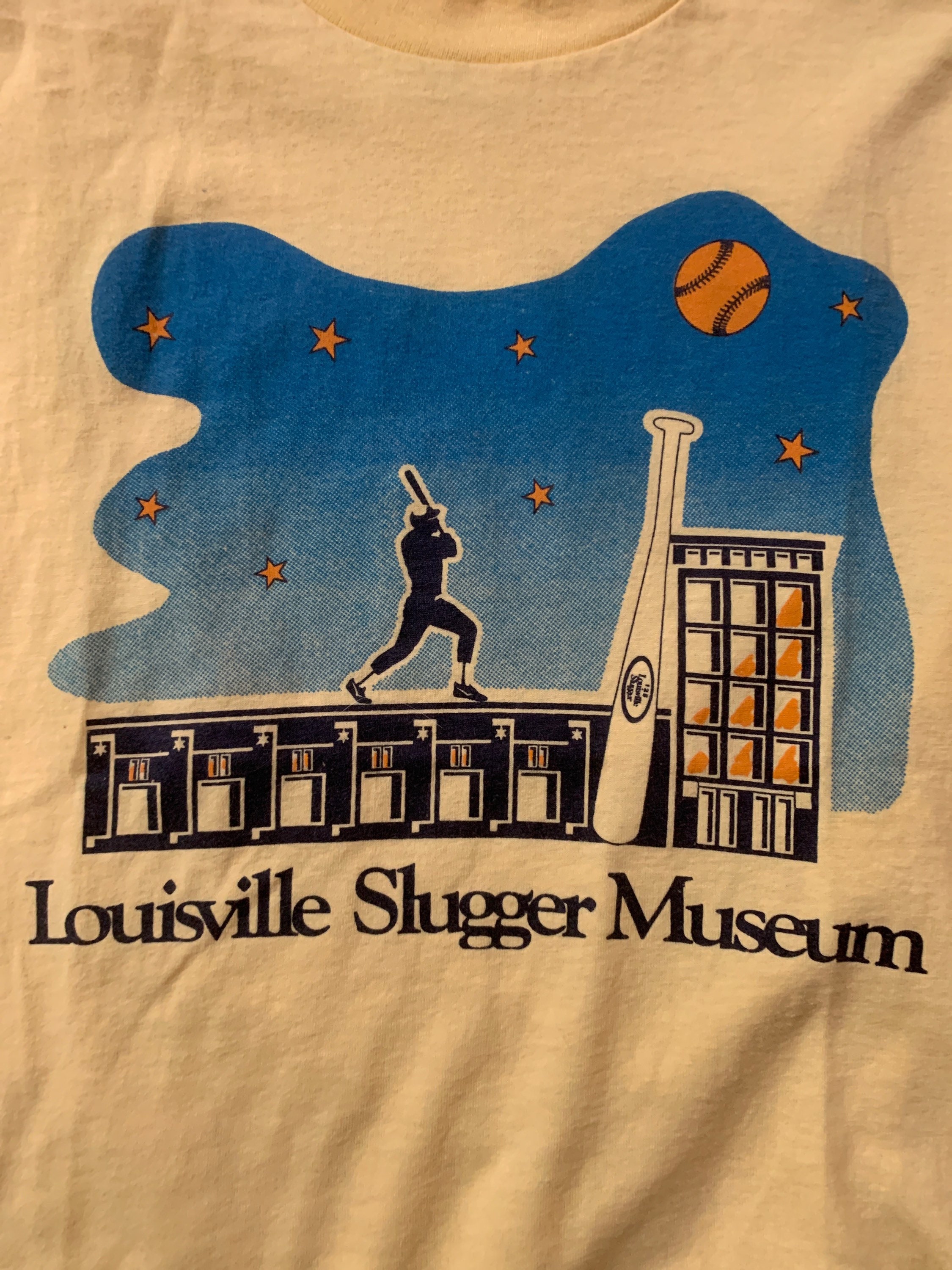 Vintage 90s Louisville Slugger Museum Baseball Single Stitch 