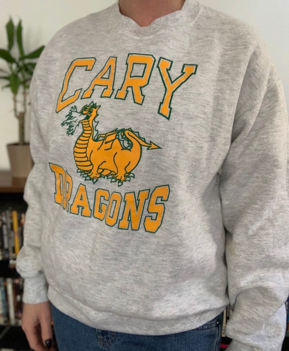 Vintage 90s Cary Illinois Dragons Jr high school … - image 3