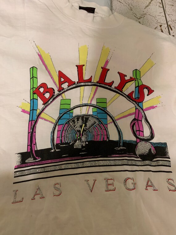 Vintage 90s Ballys Las Vegas sparkle glitter Diam… - image 3