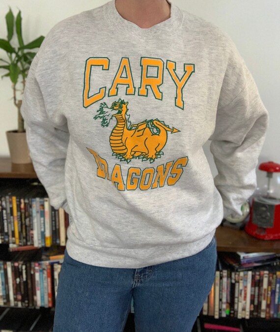 Vintage 90s Cary Illinois Dragons Jr high school … - image 7