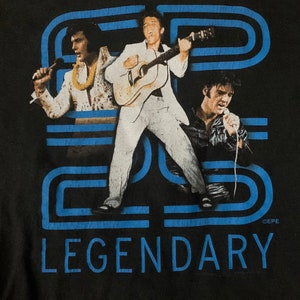Vintage 90s Elvis Presley Legendary women’s small belly shirt