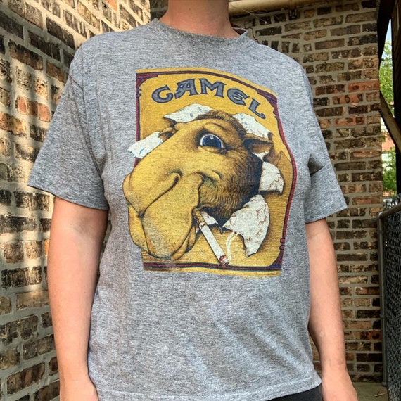 Vintage Joe Camel cigarette rare rayon blend tee - image 2