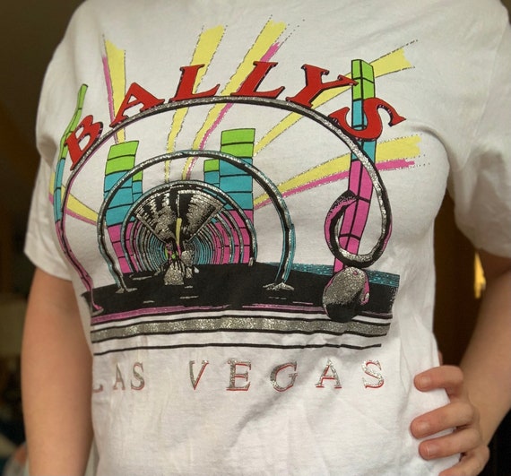 Vintage 90s Ballys Las Vegas sparkle glitter Diam… - image 1