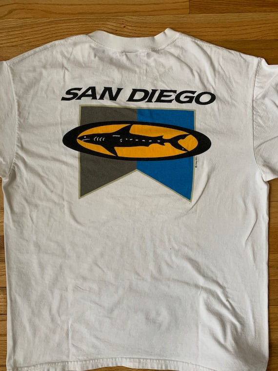 Vintage 80s 90s San Diego Shark tee by Crazy Shirt