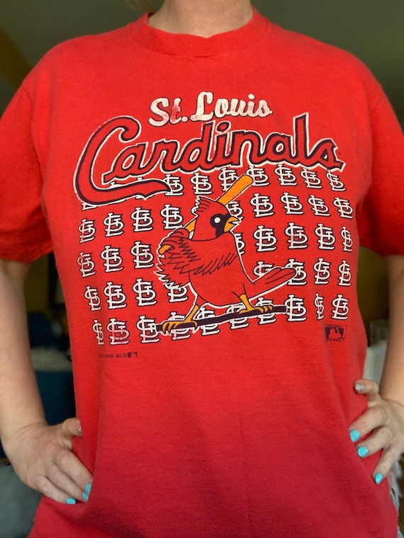 St Louis Blues T-Shirt, Logo 7 Graphic Tee, Vintage 80s-90s