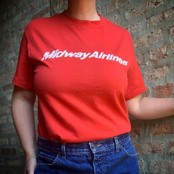 80s Midway Airlines Tee