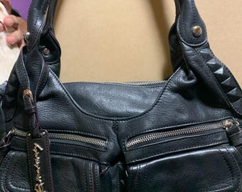 Vintage Black leather purse by B.Makowsky