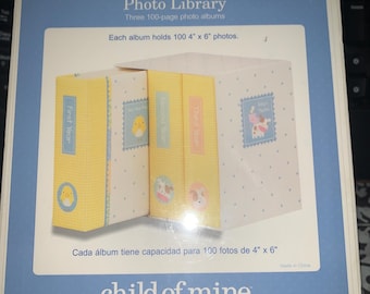 Baby photo album set of 3