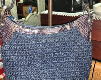 Vintage Brighton woven crossbody or shoulder bag