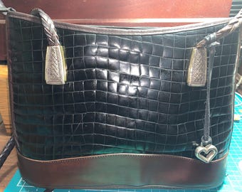 Vintage Brighton Satchel leather shoulder bag