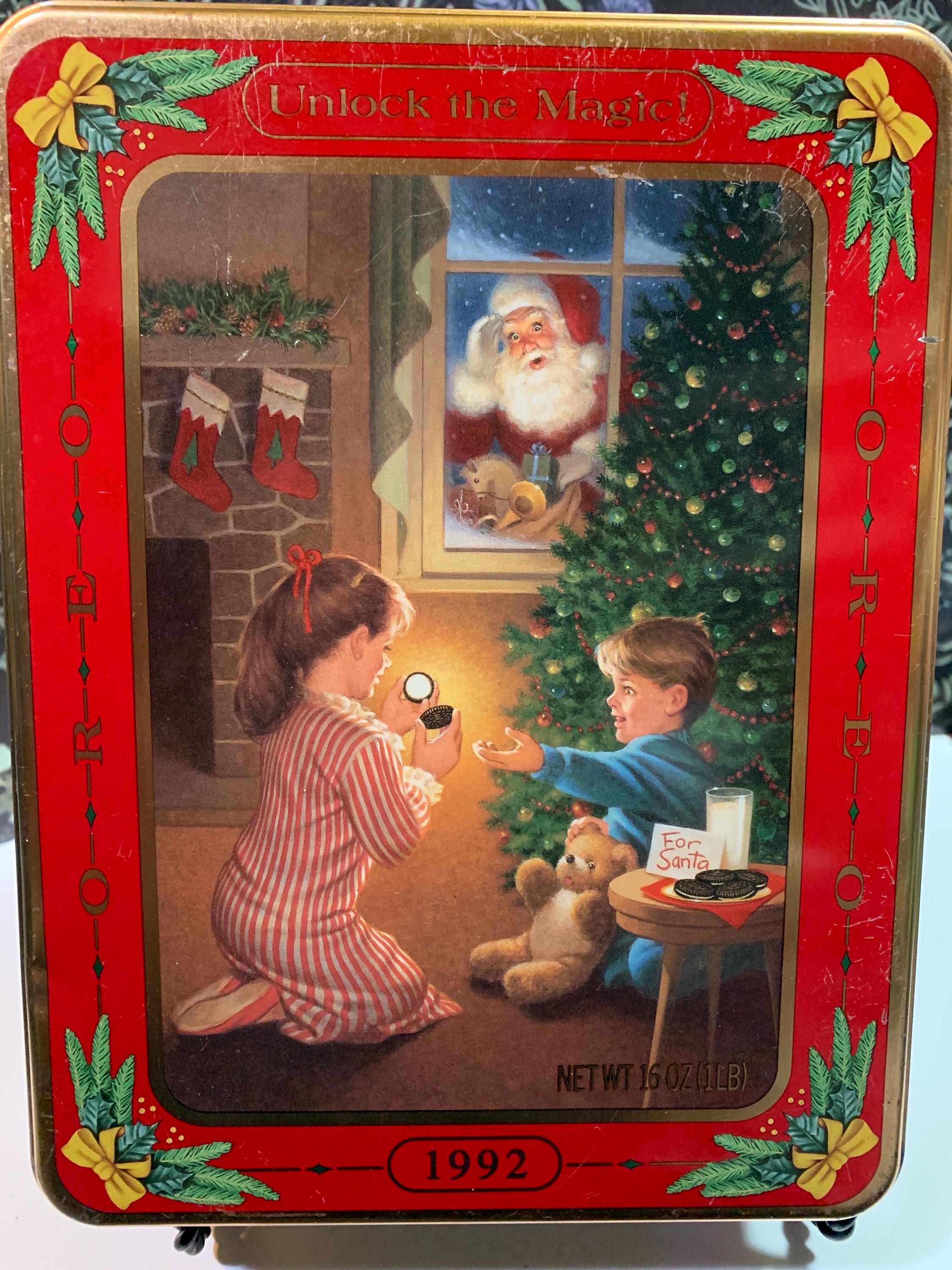 Oreo 1992 Christmas Tin - Etsy