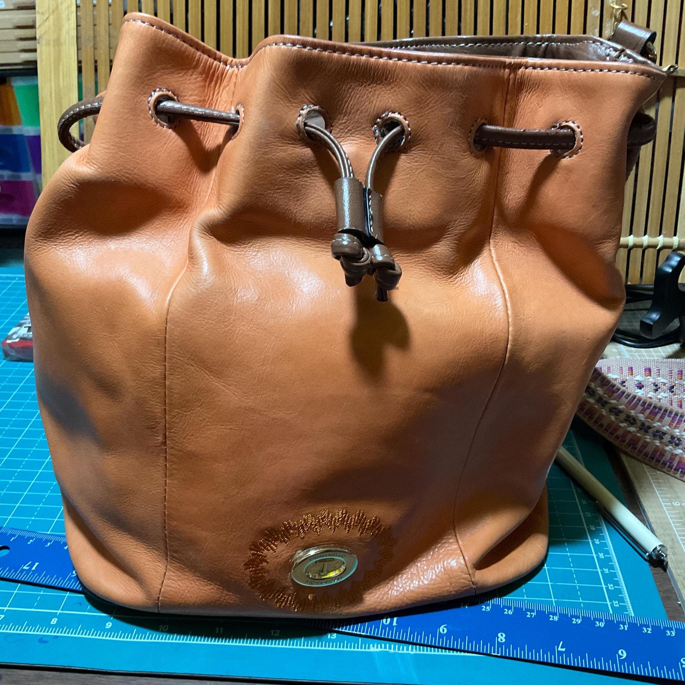 Tignanello Pebbled Leather Backpack Rucksack Bag Buckle Front Flap Tignanello Backpacks Deals - New and used pre-owned Finds  main image 2