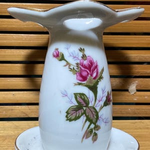 Vintage ceramic toothbrush holder made in Japan