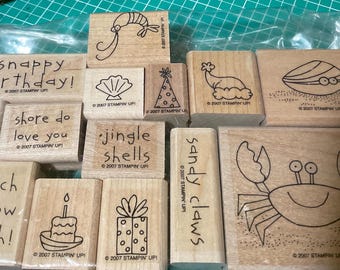 Stamping up stamps. “Crab and Company”. Like new.