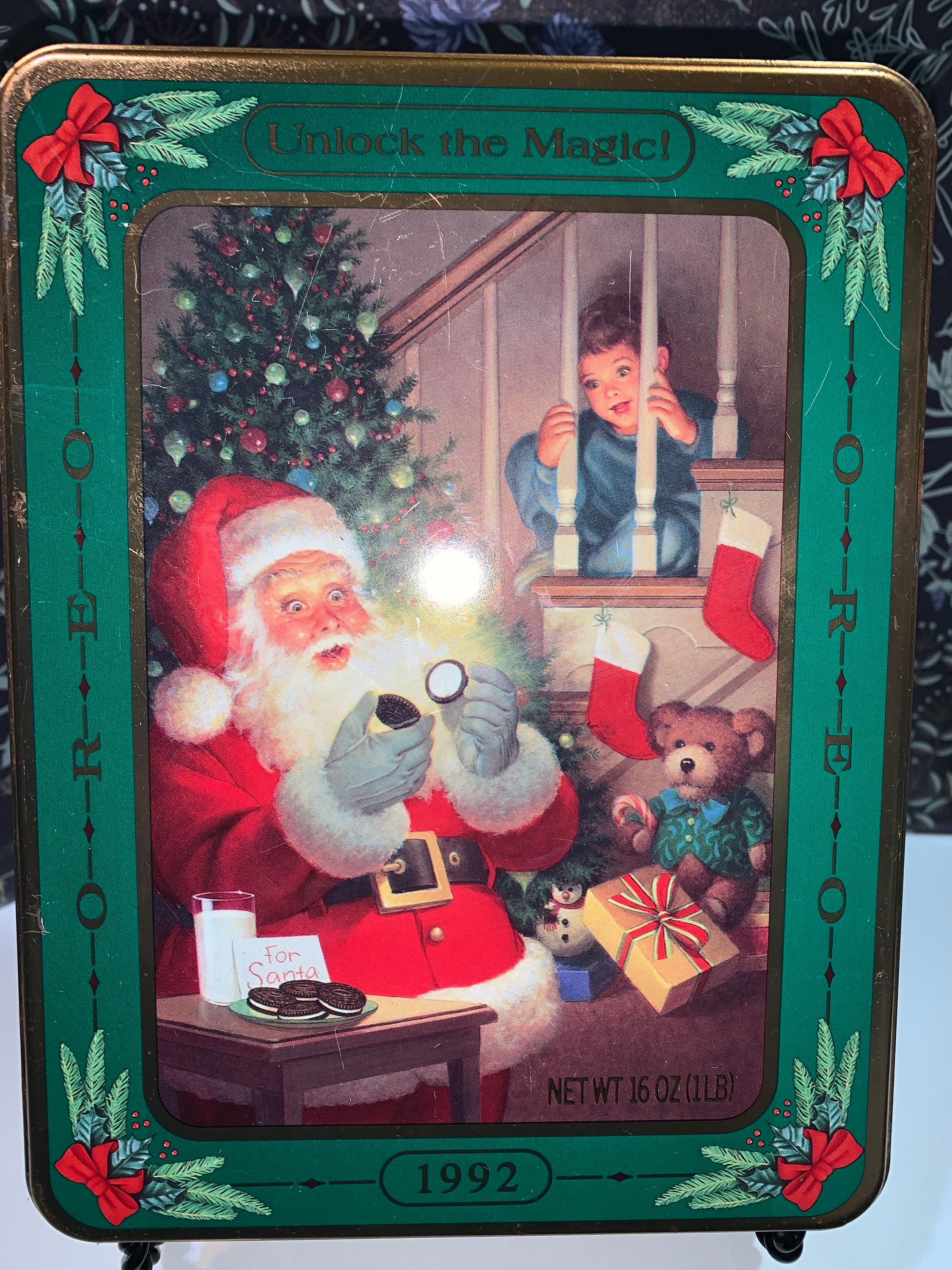Oreo 1992 Christmas Tin - Etsy