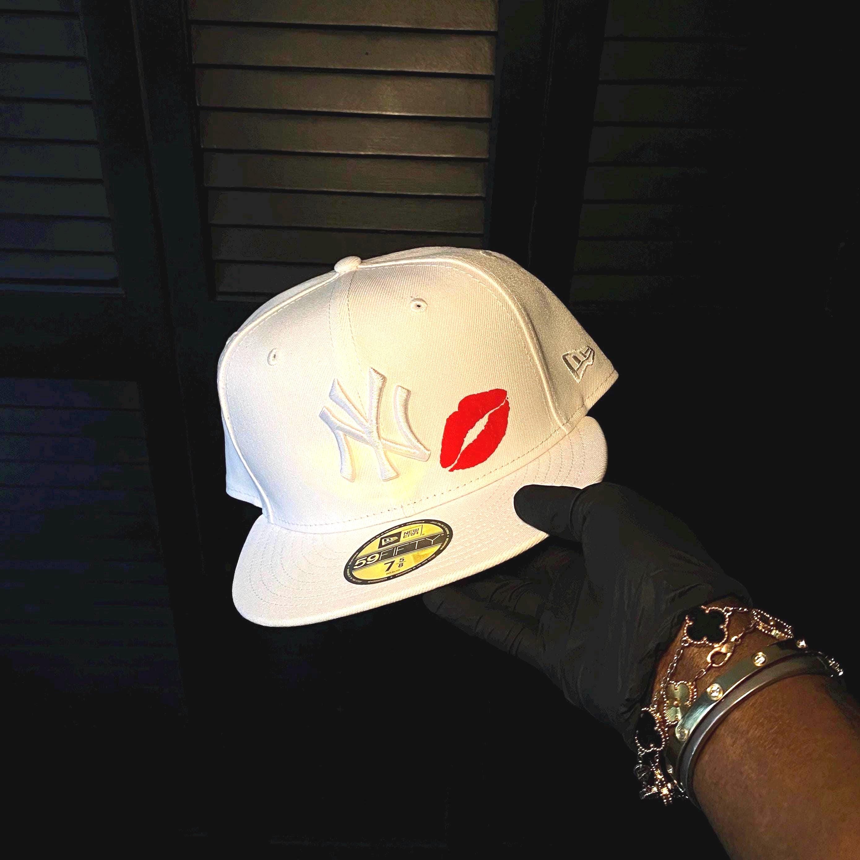 nike hat with kiss