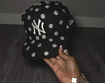 Jewled Rhinestone fitted hat