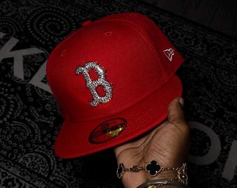Rhinestone Jewel Fitted - Blinged Out Baseball Cap - Gem  display picture 2