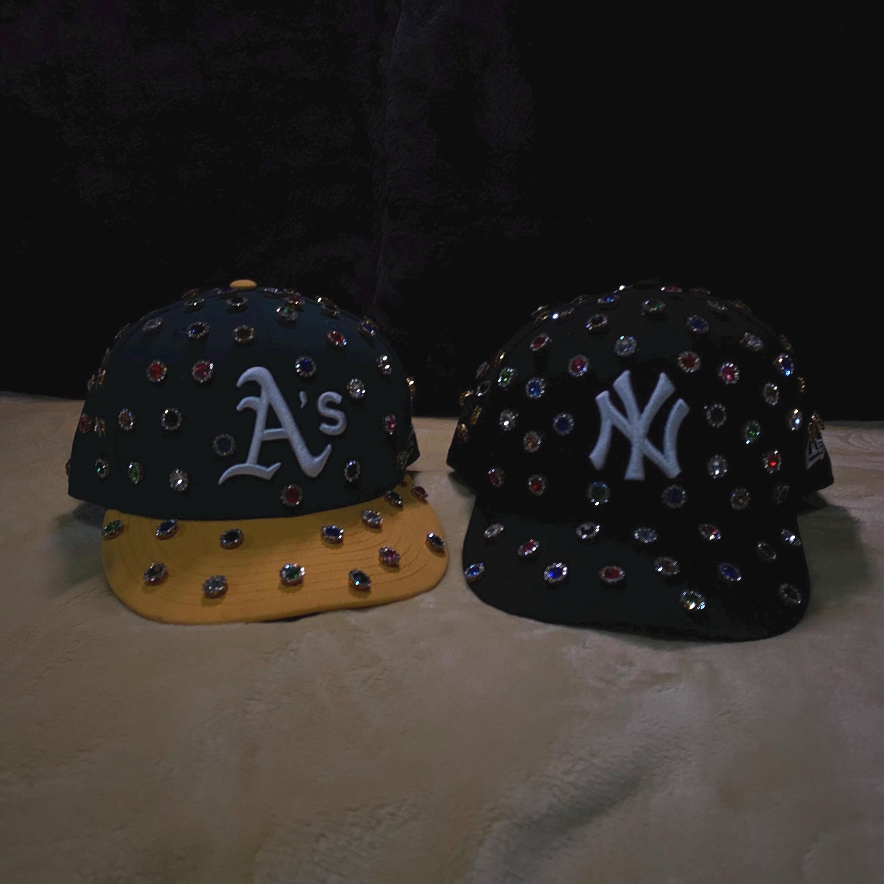 New Era Fitted Hat Rhinestone - Etsy New Era Fitted Hat Rhinestone - Etsy