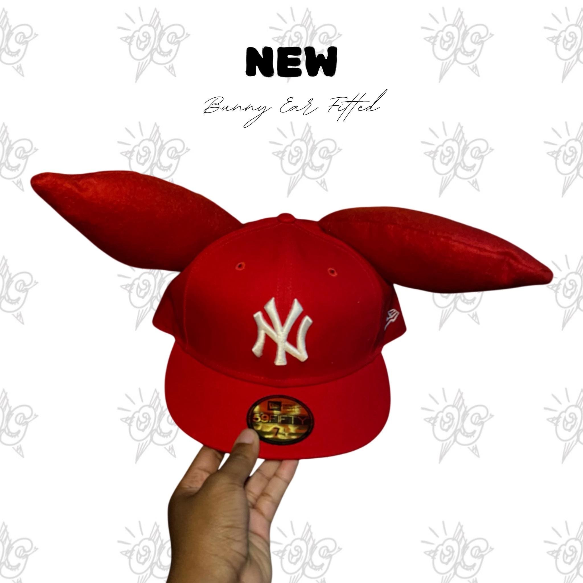 Bunny Ear Fitted Hat - Etsy