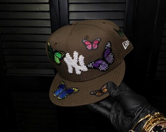 Butterfly Fitted Hat - Etsy display picture 1