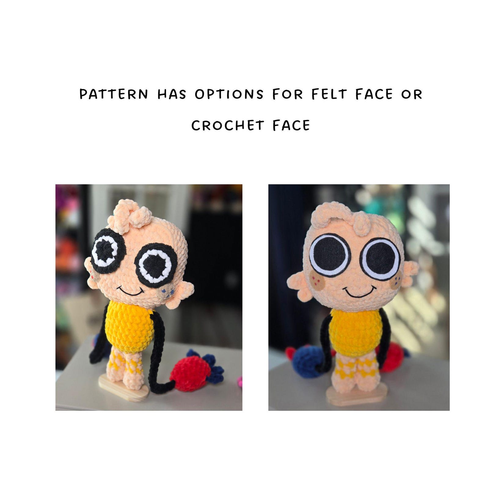 Goob LOW-SEW Dandys World Crochet Pattern, Game Character - Etsy