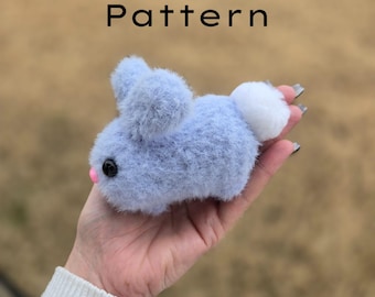 Baby Bunny No-sew Crochet Pattern | Beginner-Friendly Amigurumi Easter Plush | Rabbit (PDF Download)