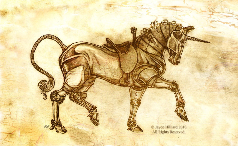 Fantasy Steampunk Mechanical Unicorn Sketch Art Print - Etsy Fantasy Steampunk Mechanical Unicorn Sketch Art Print - Etsy