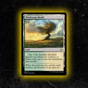 Windswept Heath - Tarjeta proxy personalizada de Magic: The Gathering: ¡de alta calidad, duradera y asequible!