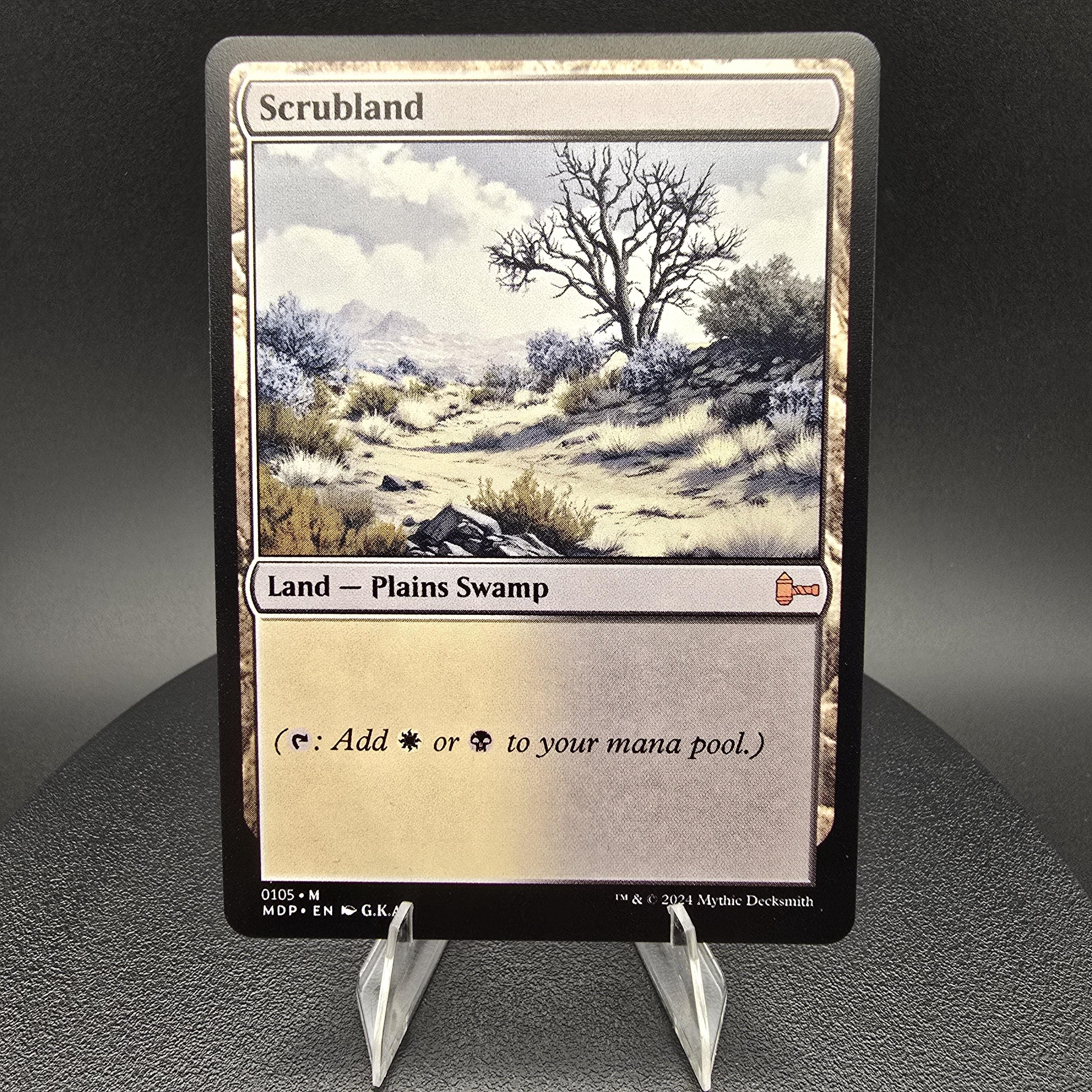 Scrubland - Custom Proxy Commander Card - Etsy