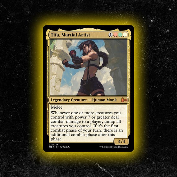 tifa mtg commander deck Magic the Gathering - Tifa, Martial Artist main image 0