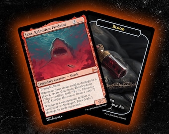 マジック：ザ・ギャザリング MTG Jaws, Relentless Predator Jaws, Relentless Predator | Magic The Gathering Proxy Cards