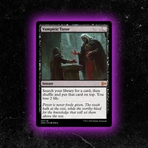 Proxy MTG Karte - Vampir Tutor - Hochwertig, langlebig und erschwinglich!