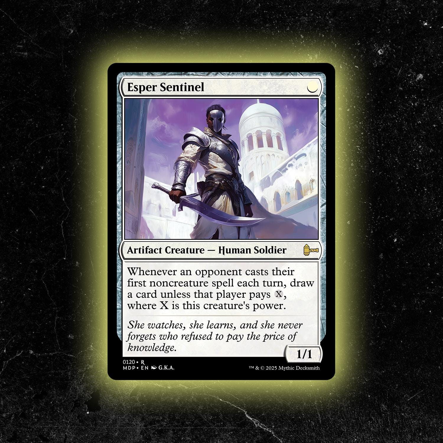 Esper Sentinel - Custom Proxy Commander Card - Etsy