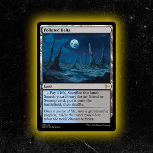 Delta contaminado - Tarjeta proxy personalizada de Magic: The Gathering: ¡de alta calidad, duradera y asequible!