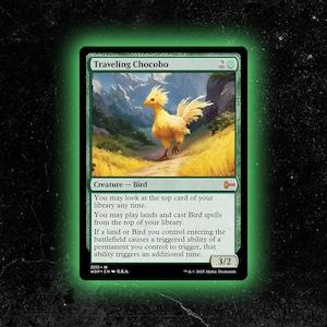 Reisen Chocobo - benutzerdefinierte Proxy MTG Karte - hochwertig, langlebig und erschwinglich!